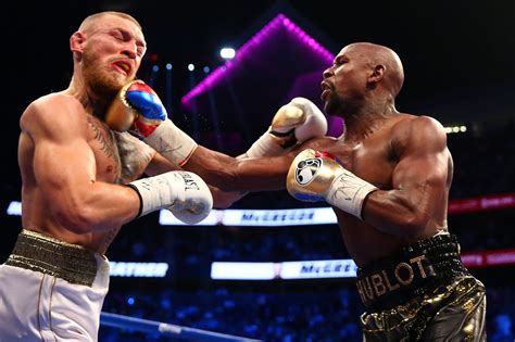 Floyd Mayweather stops Conor McGregor in 10th .